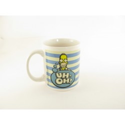 mug les simpsons : uh oh bleu