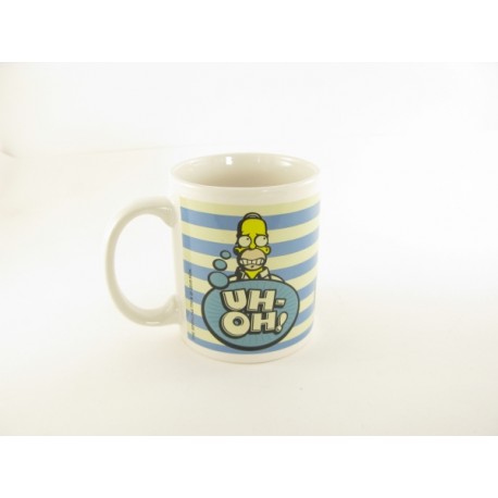 mug les simpsons : uh oh bleu