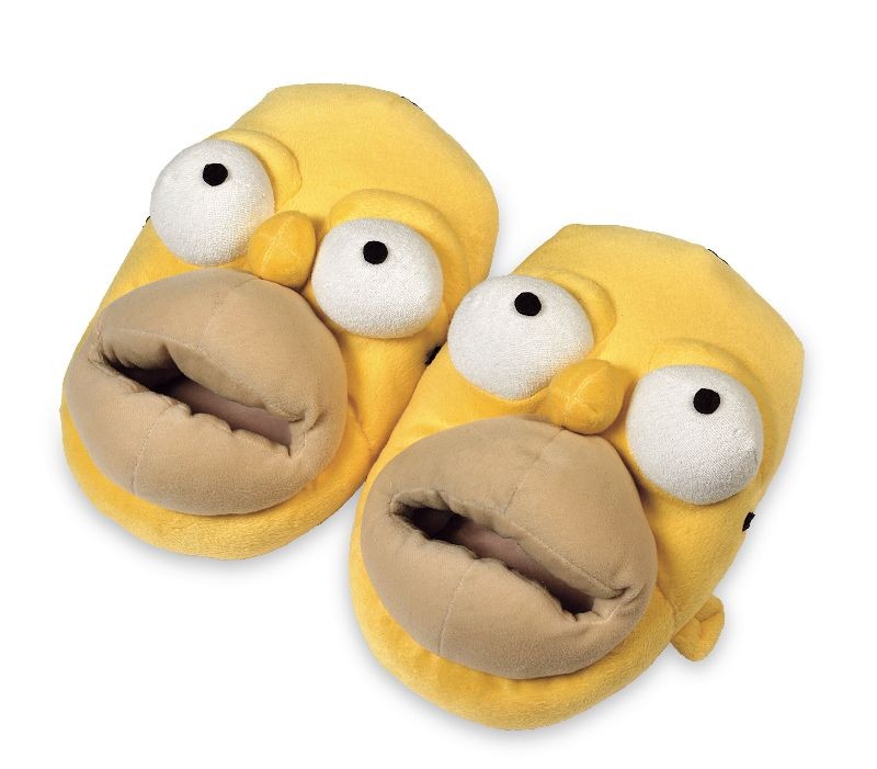 pantoufle simpsons homer peluche Dvfstore