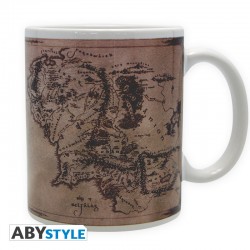 mug le seigneur des anneaux : carte