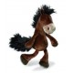 peluche nici cheval marron 15 cm