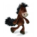 peluche nici cheval marron 15 cm