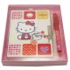 journal intime + stylo magique hello kitty cookie