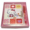 journal intime + stylo magique hello kitty cookie