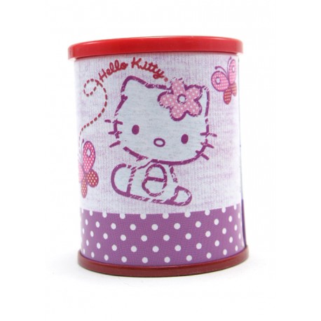 taille-crayon 2 trous hello kitty butterfly violet