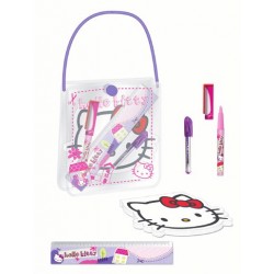 pochette pvc hello kitty écriture fantaisie