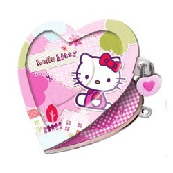 journal intime coeur hello kitty bakery