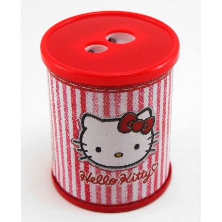 taille-crayon 2 trous hello kitty marin