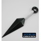 kunai ninja en pvc blanc 25 cm