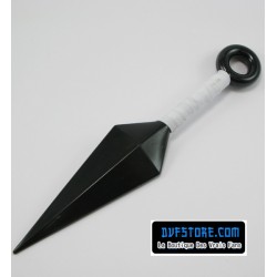 kunai ninja en pvc blanc 25 cm