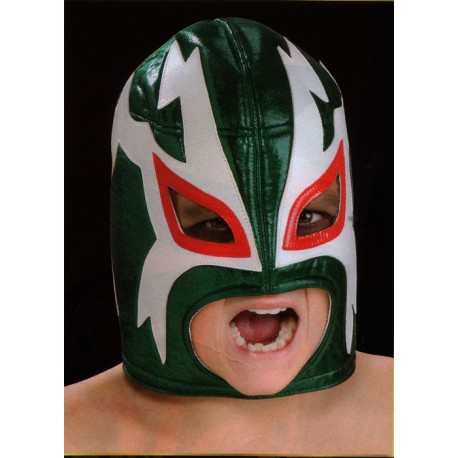 masque de catch enfants rey mysterio vert