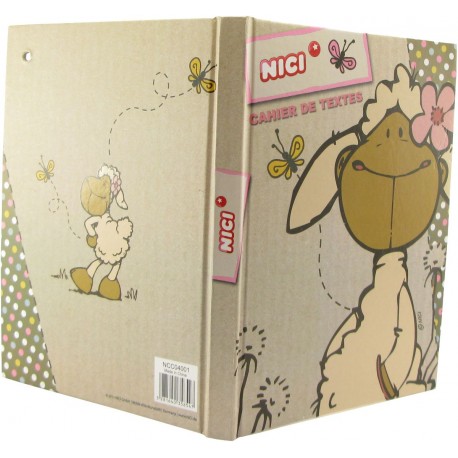 cahier de textes nici casual mouton