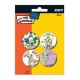 badges les simpsons - pack de 4 badges krusty le clown