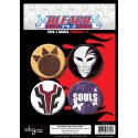 badges bleach - pack de 4 badges symboles série 1