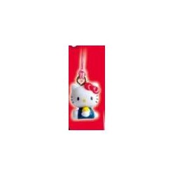 bijoux de téléphone hello kitty : hello kitty assis couleur