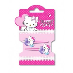 set de 4 mini pinces charmy kitty