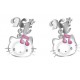 boucle d'oreille hello kitty rock'n roll