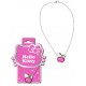 collier hello kitty métal émaillé 80's