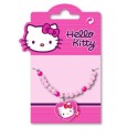 collier hello kitty coeur perles