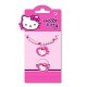 bracelet et bague hello kitty coeur perles