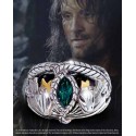 anneau d'aragorn barahir argent taille us 08 - fr 57,3