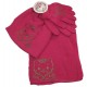 bonnet-gants-echarpe angel cat sugar fuchsia