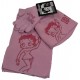 bonnet-gants et echarpe betty boop rose taille 2-5 ans