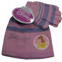 bonnet et gants disney princess rose taille 6-8 ans