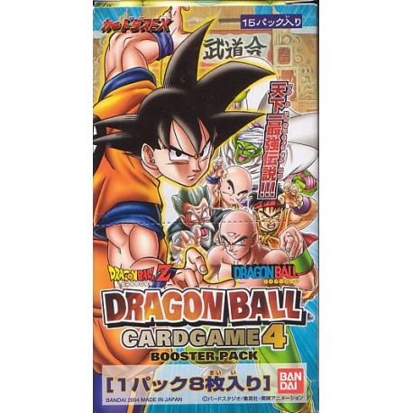 dragon ball z booster box card game part 4