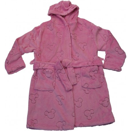 peignoir enfant disney minnie coral rose (8 à 14 ans)