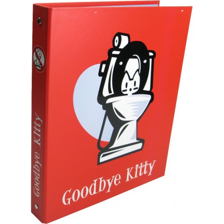 classeur goodbye kitty a4 rouge