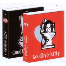 classeur goodbye kitty a4 noir