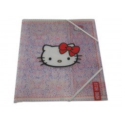 chemise hello kitty liberty fleur 3 rabats polypro blanc