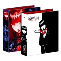 classeur emily the strange a4 noir-blanc