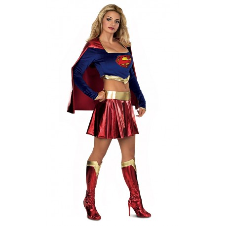 costume adulte supergirl taille m