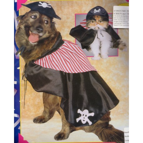 costume pour chiens: pirate taille m