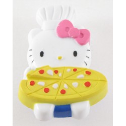 figurine ventouse hello kitty pizza