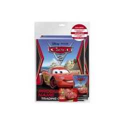 classeur cars 2 + un tapis + 10 cartes + 1 poster