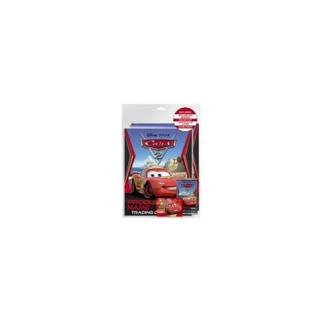 classeur cars 2 + un tapis + 10 cartes + 1 poster