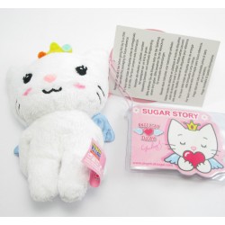 porte-clefs peluche d'angel cat sugar de 12 cm