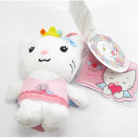 porte-clefs peluche d'angel cat sugar de 12 cm en ballerine