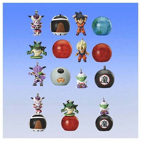 collection de 6 ring ring dragon ball z série 2