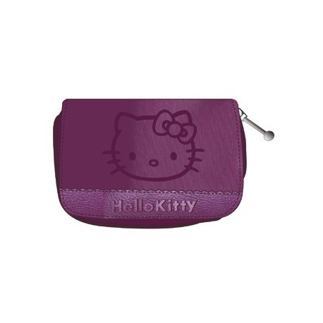 porte monnaie hello kitty couture gris