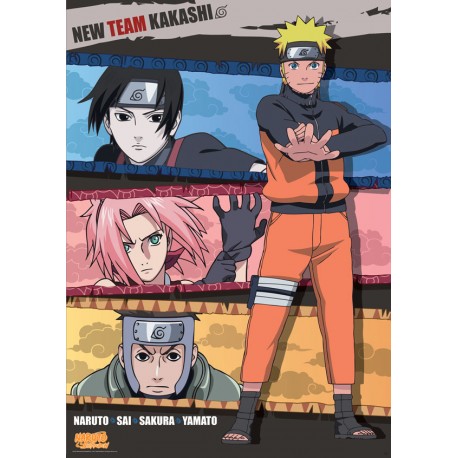 poster naruto shippuden new team