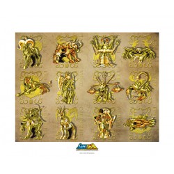 artprint collector saint seiya gold clothes