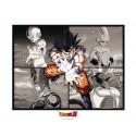 artprint collector dragonball z : goku vs ennemis