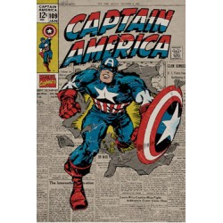 pack posters retro: captain america 61 x 91 cm