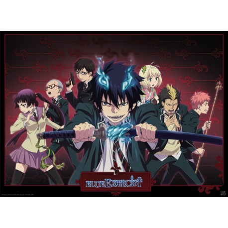 poster blue exorcist les elèves de l'académie