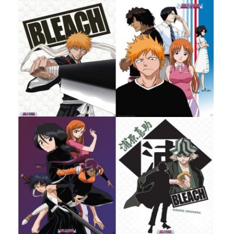 pack de 4 posters bleach n°1