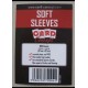 100 sleeves standard soft sleeves